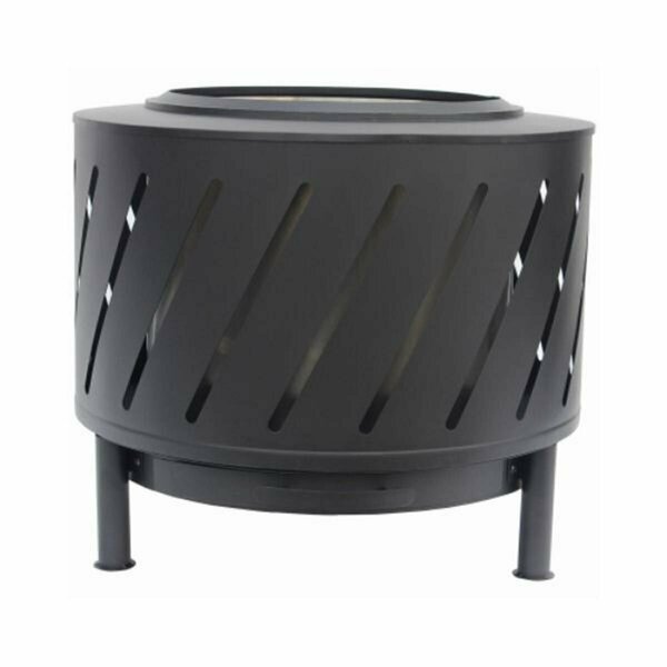 Foro 24 in. Smokeless Fire Pit Black FO3245185